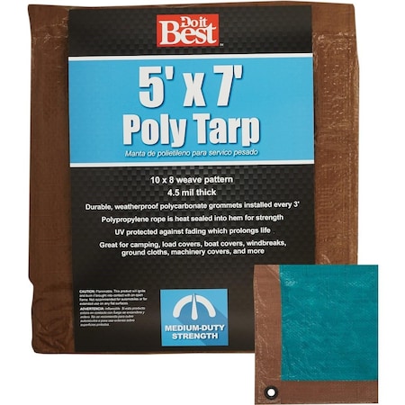 All-Source Medium Duty Tarp, Brown 709362